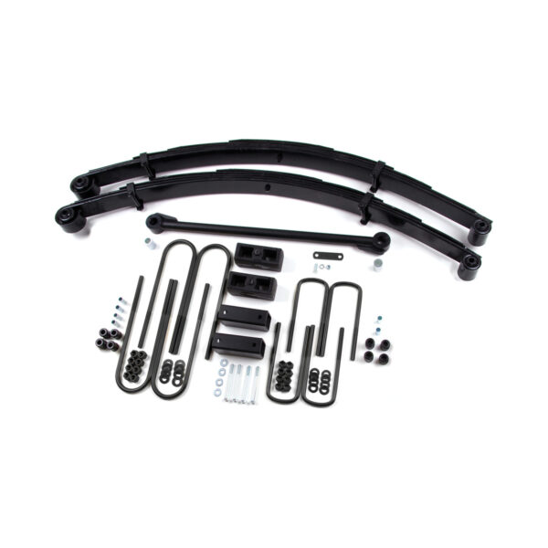 Zone Offroad 4" Leaf Springs Lift Kit 2000-2004 Ford F250/F350 4WD