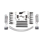 Zone Offroad 5" Coil Springs Lift Kit 1994-2001 Dodge Ram 1500