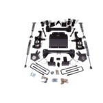 Zone Offroad 5" IFS Lift Kit w/ FOX 2.0 Shocks For 2020 Chevy Silverado 2500HD/3500HD