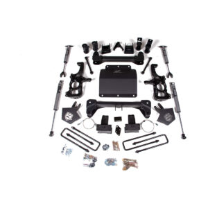 Zone Offroad 5" IFS Lift Kit w/ FOX 2.0 Shocks For 2020 Chevy Silverado 2500HD/3500HD