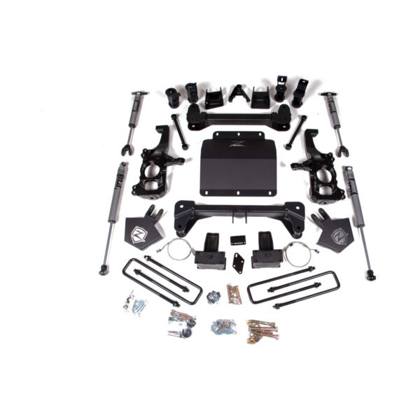 Zone Offroad 5" IFS Lift Kit w/ FOX 2.0 Shocks For 2020-2021 GMC Sierra 2500HD With Overload Springs