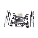 Zone Offroad 6" Knuckle and Bracket Kit Lift Kit with Bilstein 5100 Shocks for 2001-2010 Chevy/GMC 1500HD/2500/3500 4WD
