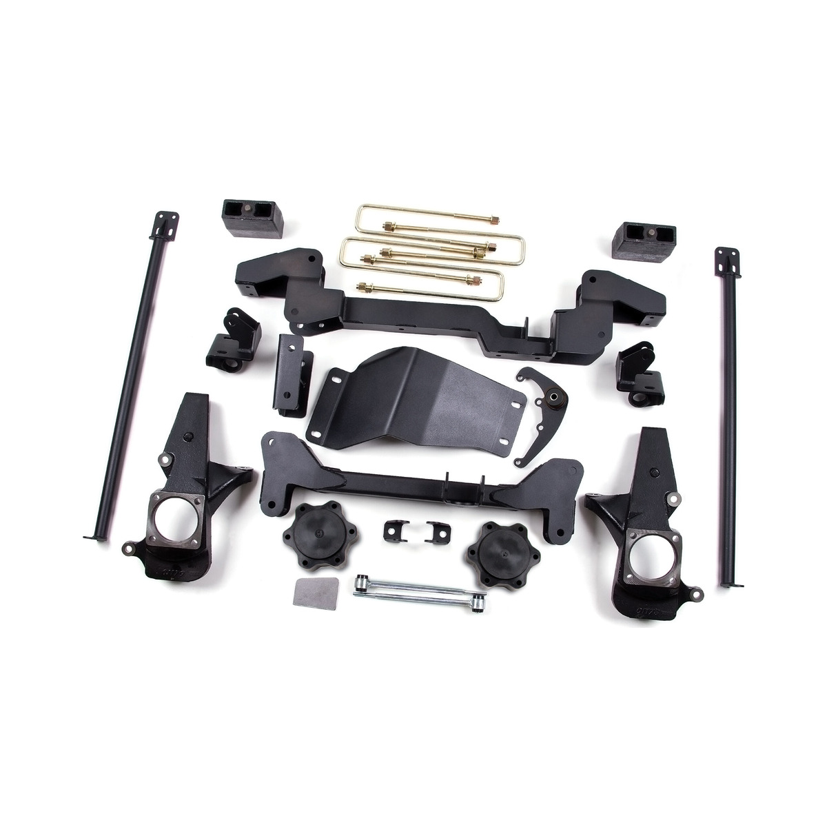 Zone Offroad 6" Knuckle and Bracket Kit Lift Kit 2001-2010 Chevy/GMC 4WD