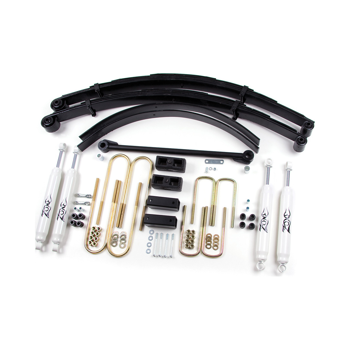 Zone Offroad 6" Leaf Springs Lift Kit 2000-2005 Ford Excursion 4WD