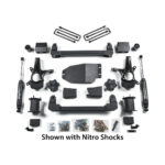 Zone Offroad 6.5" Strut Spacer Lift System Lift Kit 2007-2013 Silverado/Sierra 1500 4WD