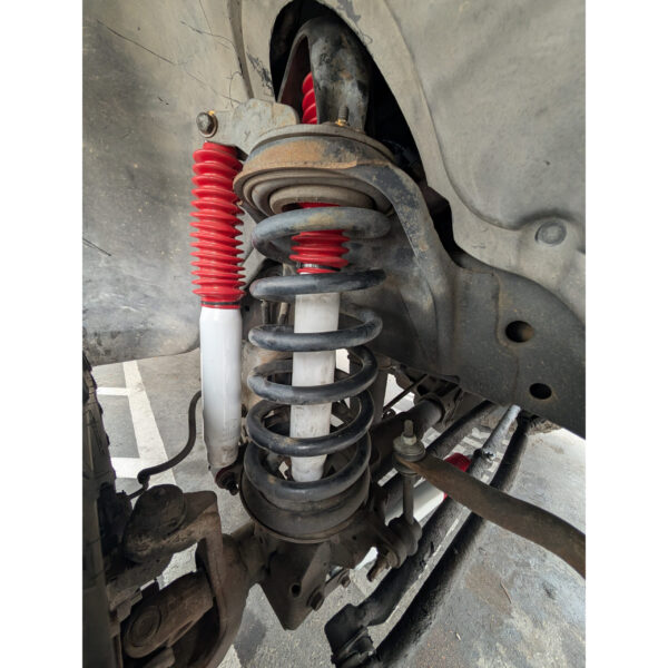 94-01 Dodge Ram 1500 4WD 2-3″ Quad Front and 1-5″ Rear Lift Skyjacker Shocks customer review image