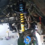 Bilstein 4600 Assembled Coilovers with OE Replacement Springs installed on 2005-2015 Toyota Tacoma