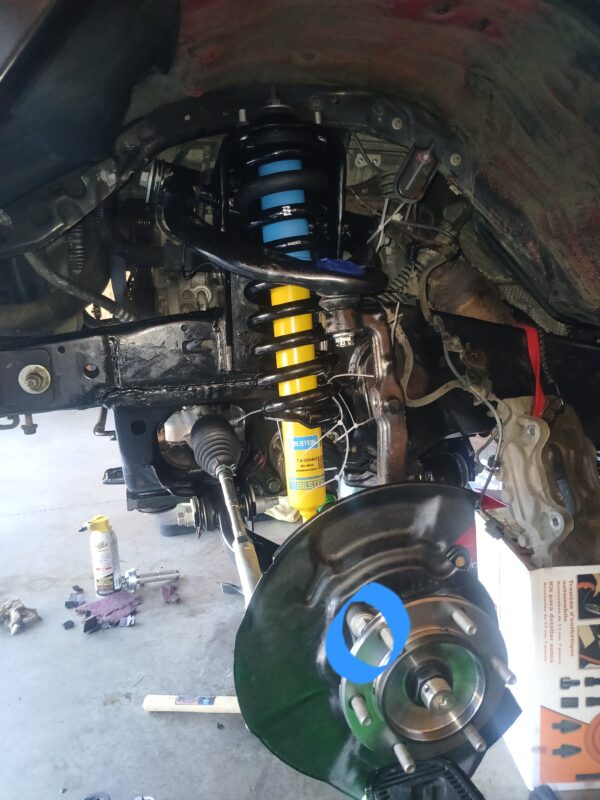 Bilstein 4600 Assembled Coilovers with OE Replacement Springs installed on 2005-2015 Toyota Tacoma