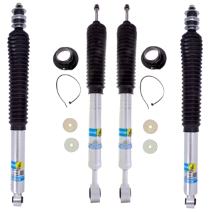 Bilstein 5100 0.87-2.28" adjustable front 0-1" rear lift shocks for 2007-2021 Toyota Tundra