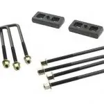 Pro Comp 1" Rear Lift Block & U-Bolt Kit for 1995-2014 Toyota Tacoma, Tundra 1999-2014