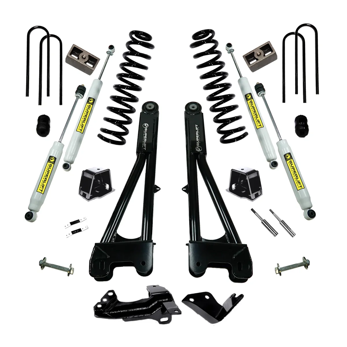 4 inch Lift Kit With Replacement Radius Arms - 2005-2007 Ford F-250-350 4WD - Diesel Engine-K975
