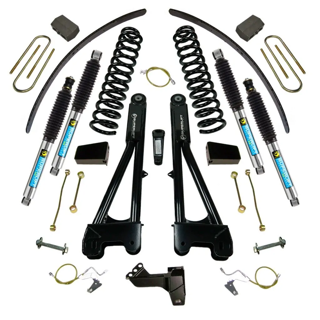 8 inch Lift Kit With Replacement Radius Arms and Bilstein Shocks - 2008-2010 Ford F-250-350 4WD - Diesel Engine-K985B