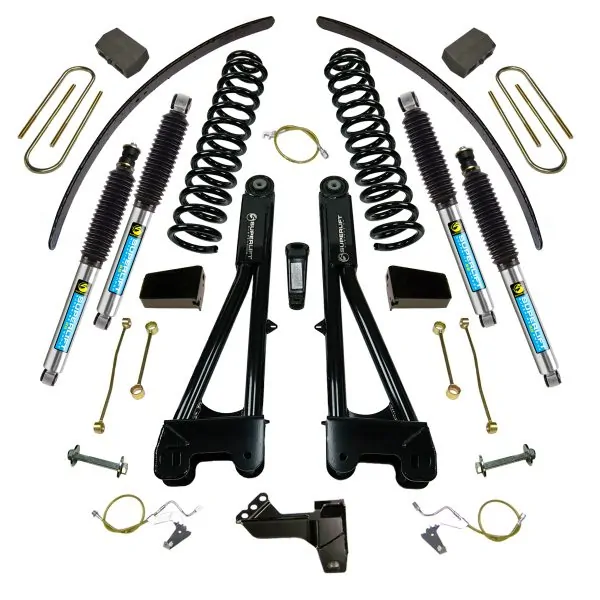 8 inch Lift Kit With Replacement Radius Arms and Bilstein Shocks - 2008-2010 Ford F-250-350 4WD - Diesel Engine-K985B