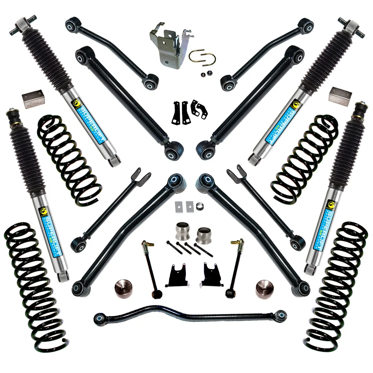 SuperLift 4 inch Lift Kit with Bilstein Shocks for 2007-2015 Jeep JK 2 Door K996B