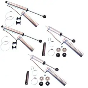 03-'09 Hummer H2 4WD Bilstein 5160 0-2.5" Front & 0-2" Rear Lift Shocks-25-187618-25-187625