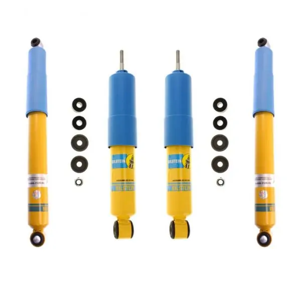98-'04 NISSAN Frontier 4WD Bilstein 4600 0-3" Front & 0-2" Rear Lift Shocks