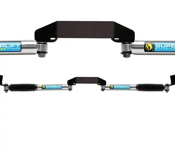 SuperLift Dual Steering Stabilizer Kit by Bilstein for 2005-2015 Ford F250-350 4WD 92730