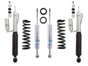 Bilstein 6112 + 5160 0-2.5" Front and 0-2" Rear Lift Shocks for 07-09 Toyota FJ Cruiser 4WD