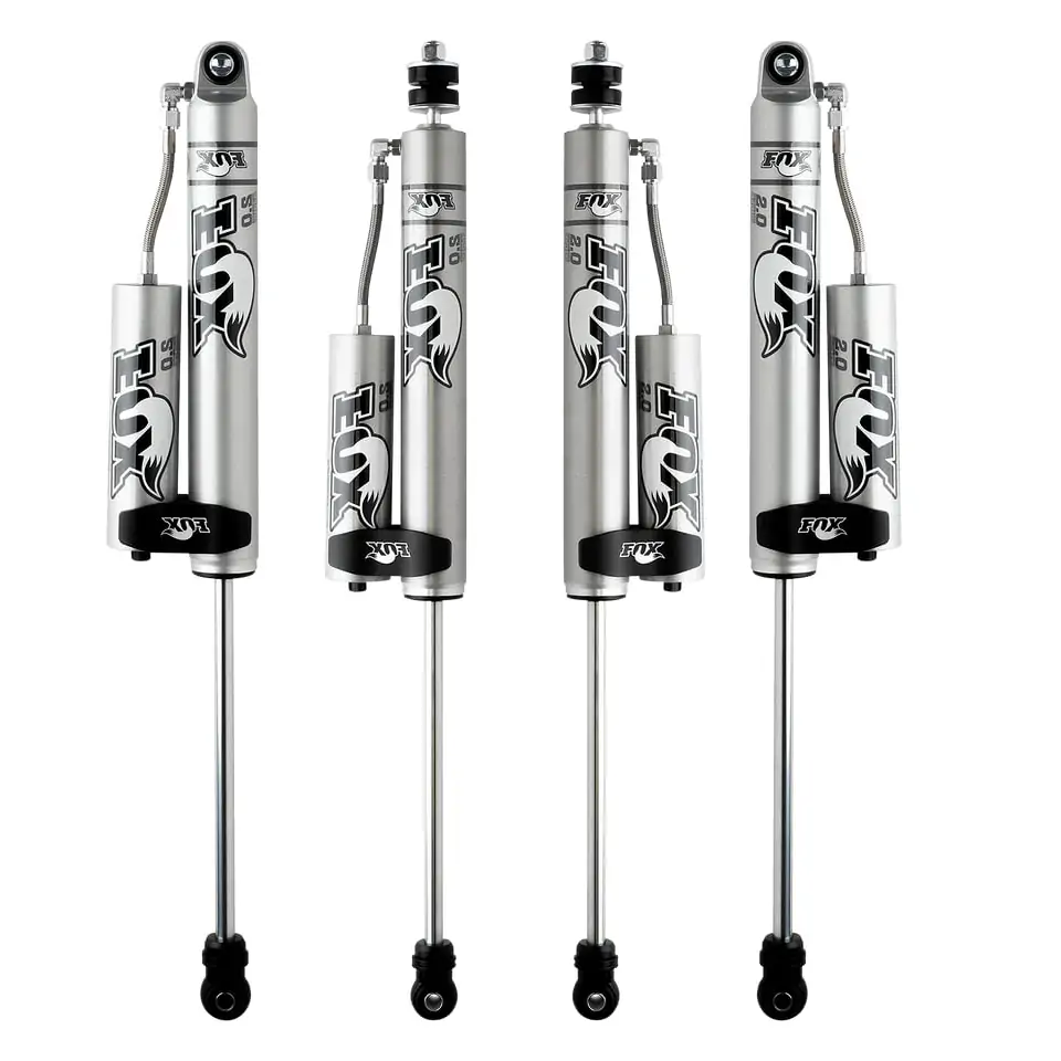 Fox 4-6 Front 4-6 Rear Lift Reservoir Shocks for Jeep Wrangler JK 2007-2018