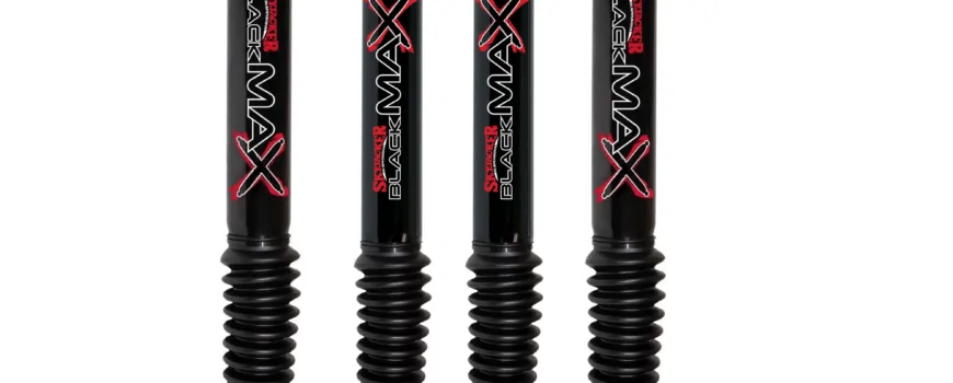 2003-2010 Dodge Ram Mega Cab 2WD 1-2.5 Fr 0-1 Rear Lift Skyjacker Black MAX Shocks