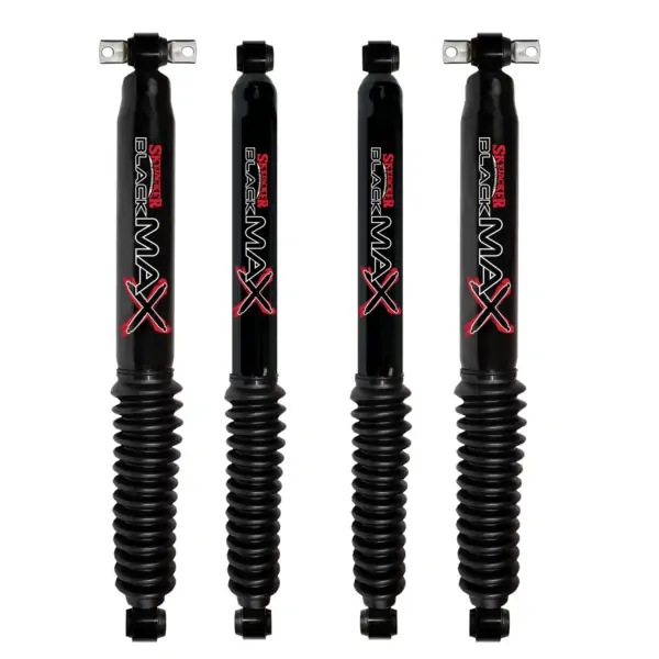92-99 Chevy Suburban 4WD 0-3 Fr 0-2.5 Rear Lift Skyjacker Black MAX Shocks