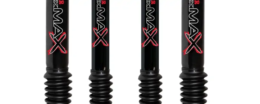 92-99 Chevy Suburban 4WD 0-3 Fr 0-2.5 Rear Lift Skyjacker Black MAX Shocks