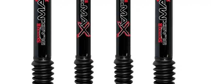 97-06 Jeep Wrangler 4WD 0-3 Fr 1-3 Rear Lift Skyjacker Black MAX Shocks