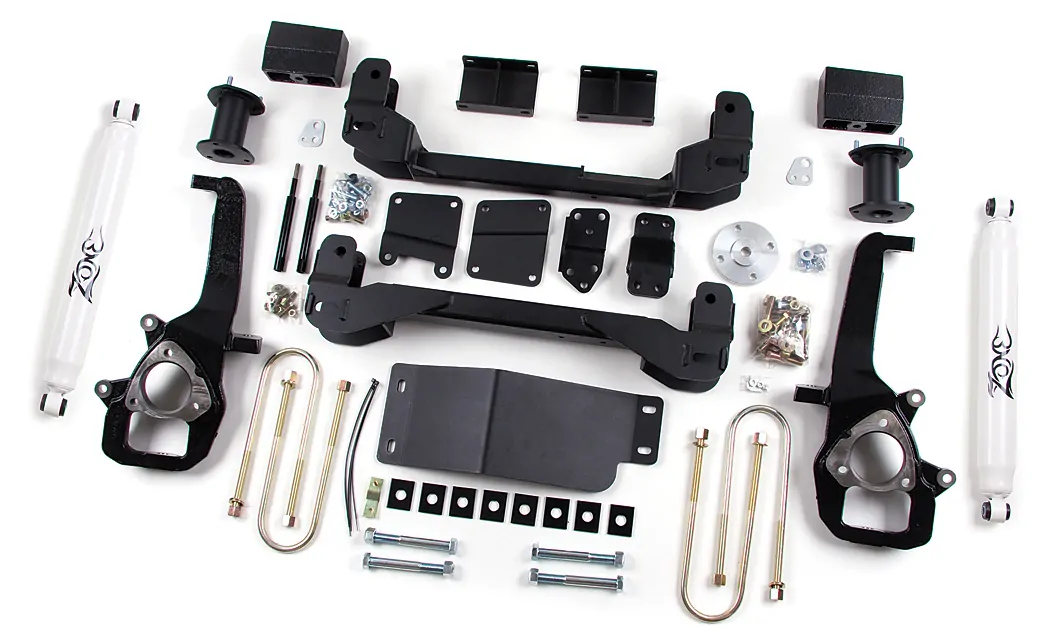 Zone Offroad 4 inch IFS System w-Strut Top Spacers Lift Kit 2006-2008 Dodge Ram 1500.jpg