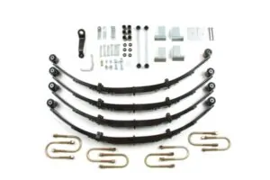 Zone Offroad 4" Leaf Springs Lift Kit 1987-1995 Jeep Wrangler YJ