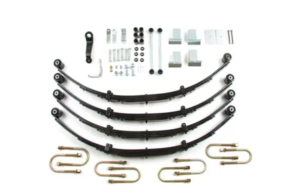 Zone Offroad 4" Leaf Springs Lift Kit 1987-1995 Jeep Wrangler YJ