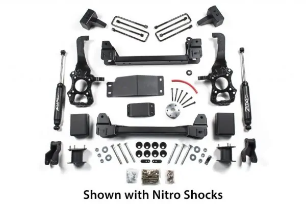 Zone Offroad 4" Strut Spacer Lift Kit 2015-2016 Ford F-150 4WD
