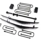 Zone Offroad 4" Leaf Spring Mini-Packs Lift Kit 2000-2005 Ford Excursion 4WD
