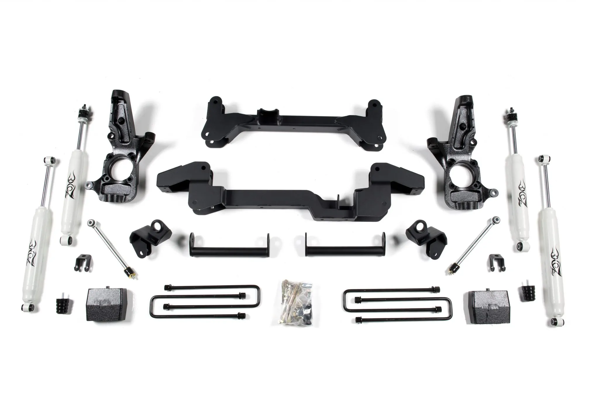 Zone Offroad 6" IFS Knuckle & Bracket Kit Lift Kit 2001-2010 Chevy/GMC 2WD