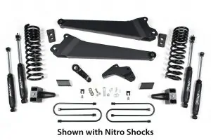 Zone Offroad 6" Replacement Radius Arms Lift Kit 2013-2017 Ram 3500 (GAS)