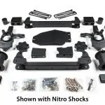 Zone Offroad 6.5" Strut Spacer Lift System Lift Kit 2007-2013 Silverado/Sierra 1500 4WD
