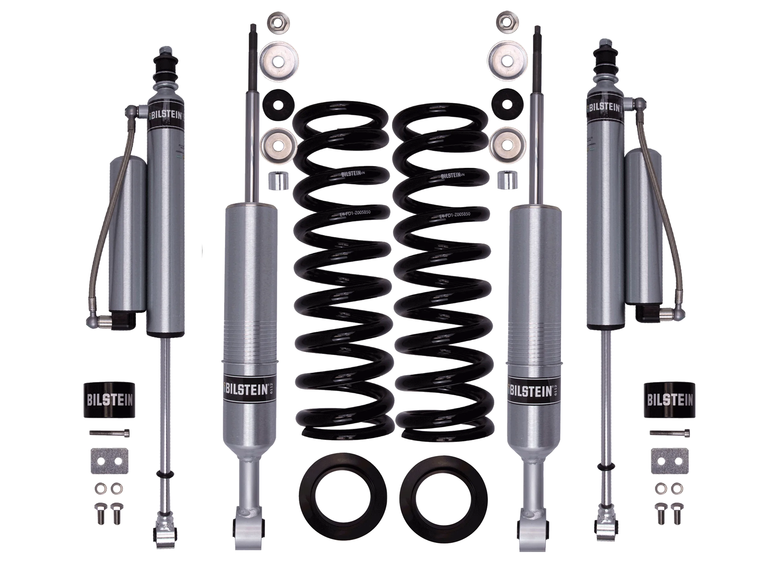 Bilstein B8 6112 0-2" Front and 0-1.5" Rear 5160 Lift Kit for 2016-2023 Toyota Tacoma
