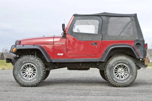 Zone Offroad 4.25" Coil Springs & leveling+Body Lift Kit 1997-2006 Jeep Wrangler TJ