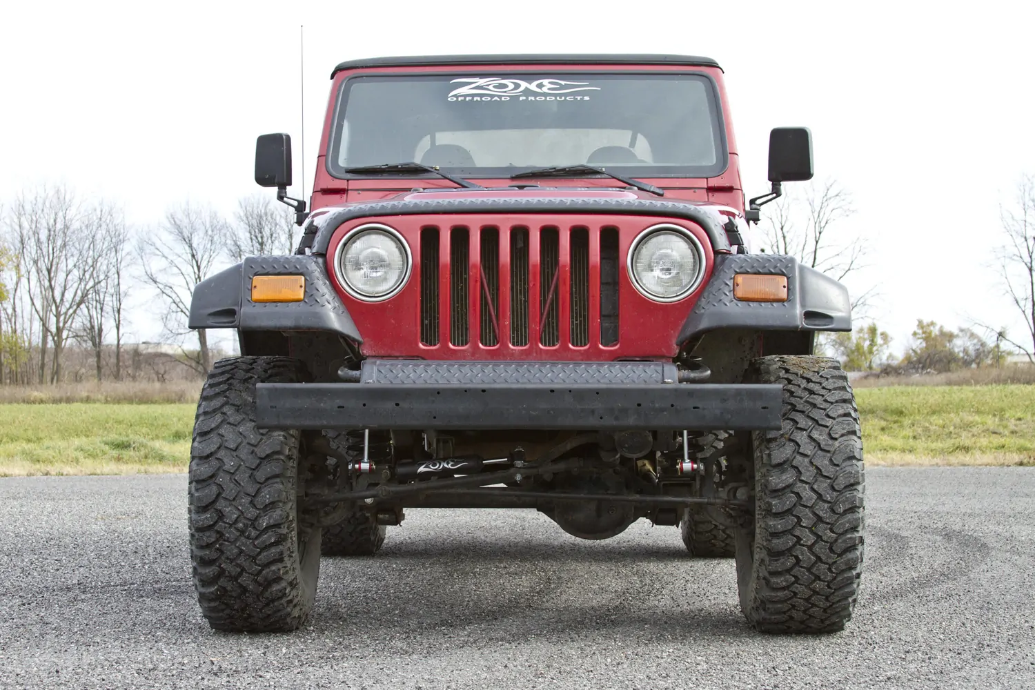 Zone Offroad 4.25" Coil Springs & leveling+Body Lift Kit 1997-2006 Jeep Wrangler TJ
