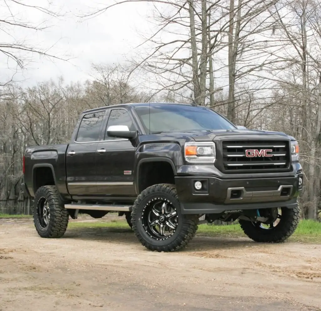 SuperLift 8" for 2007-2016 Chevrolet Silverado and GMC Sierra 1500 4WD with Factory Cast Steel Control Arms Lift Kit with Superlift Edition King Coilovers and Reservoir Rear Shocks