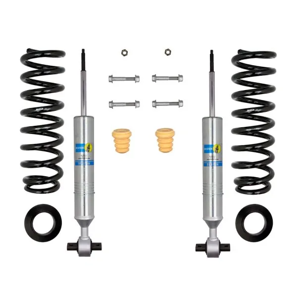 Bilstein 6112 0-2" Front Lift Coils and Shocks for 2015-2020 Ford F-150 4WD
