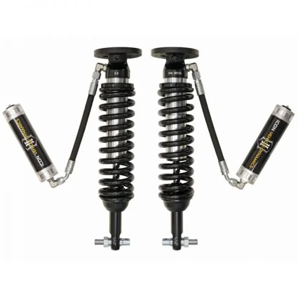 ICON Front Remote Reservoir Coil Over Shock Kit for 2014 Ford F150 4WD