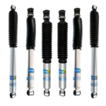 Bilstein 5100 4" Quad Front, 2-4" Rear Lift Shocks for 1980-1996 Ford Bronco