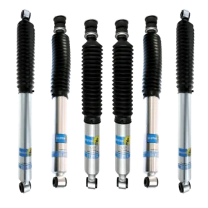 Bilstein 5100 4" Quad Front, 2-4" Rear Lift Shocks for 1980-1996 Ford Bronco