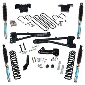 SuperLift 4" Radius Arm Lift Kit For 2017-2021 Ford F-250 and F-350 Super Duty 4WD - with Bilstein Shocks - Diesel Only