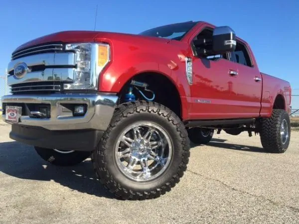SuperLift 6" KING Edition Radius Arm Lift Kit For 2017-2018 Ford F-350 Super Duty 4WD - with KING Front Coilovers and KING Reservoir Rear Shocks