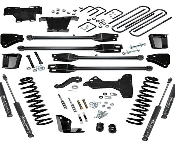 SuperLift 6" Lift Kit For 2005-2007 Ford F-250/F-350 Super Duty 4WD Diesel - w/ a 4-Link Conversion and Superide Shocks