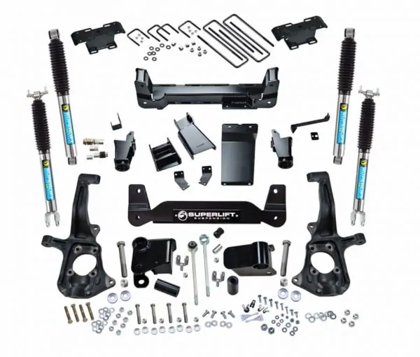 SuperLift 6" Lift Kit For 2011-2018 Chevy Silverado 2500HD/3500 - Knuckle Kit with Bilstein Shocks