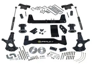 SuperLift 6.5" Lift Kit For 2007-2013 Chevy Silverado and GMC Sierra 1500 4WD - with Superide Rear Shocks