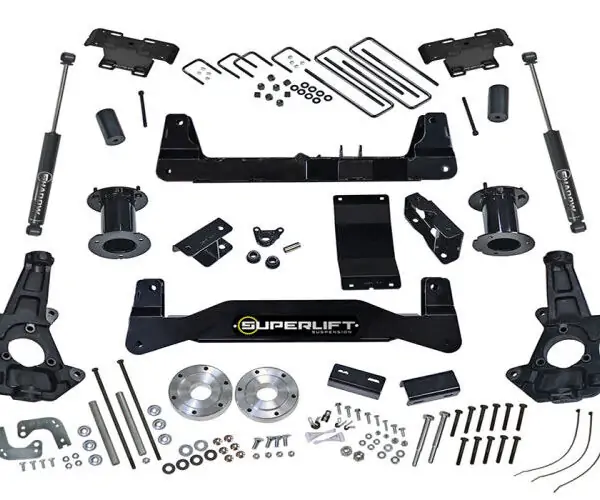 SuperLift 6.5" Lift Kit For 2007-2013 Chevy Silverado and GMC Sierra 1500 4WD - with Superide Rear Shocks