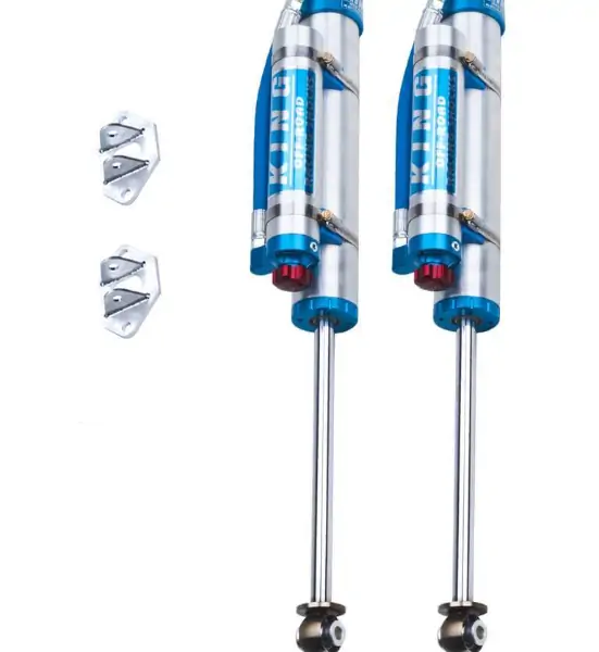 King 2.5 Performance 3-5" Lift Rear Shocks for 2007-2018 Jeep Wrangler JK (with 7/8'' Shaft) (with Adjuster)